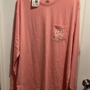 NWT Ladies Champion LS Pink North Carolina Tarheels -Size XXL-Graphic Pocket Tee